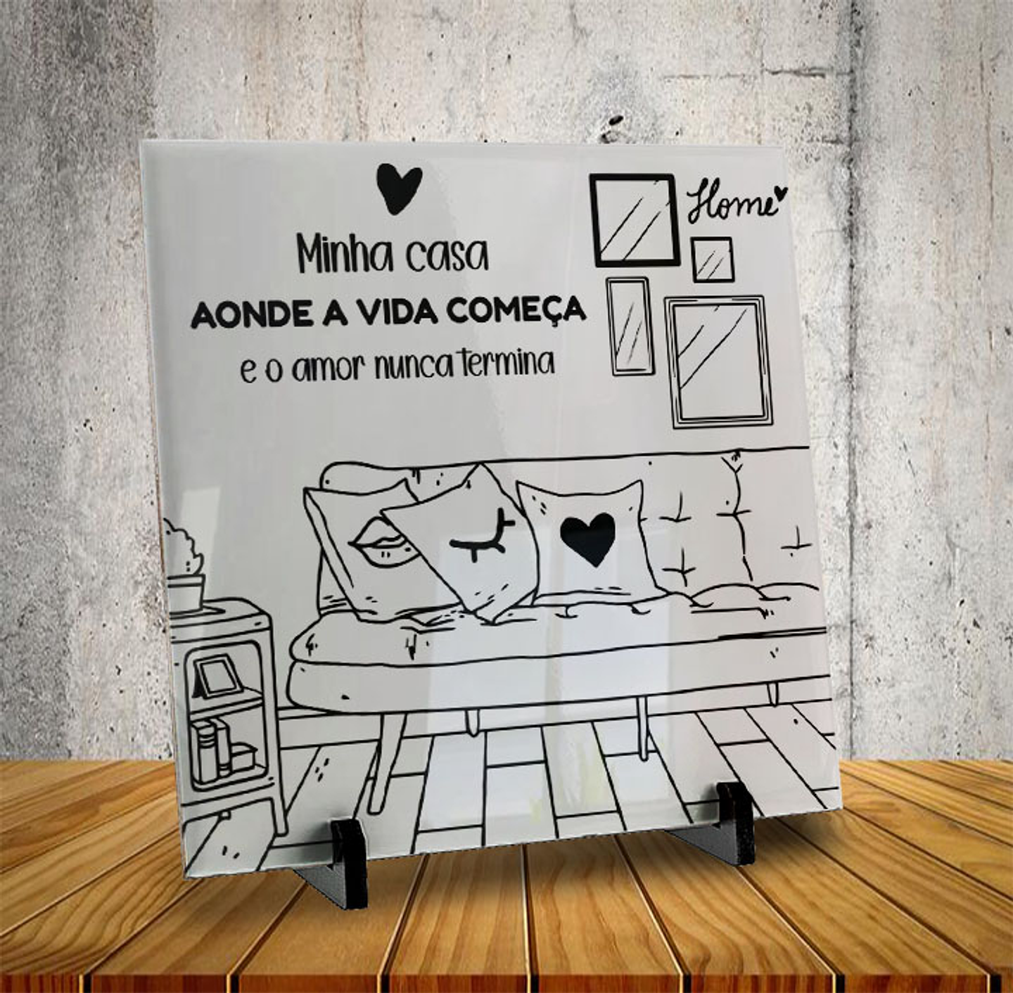 10 Artes para Azulejo Frases para Casa Arquivo Editável  4