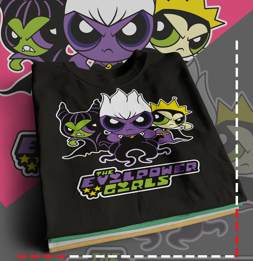 10 Artes para Camisa Meninas Super Poderosas Arquivo Editável 2