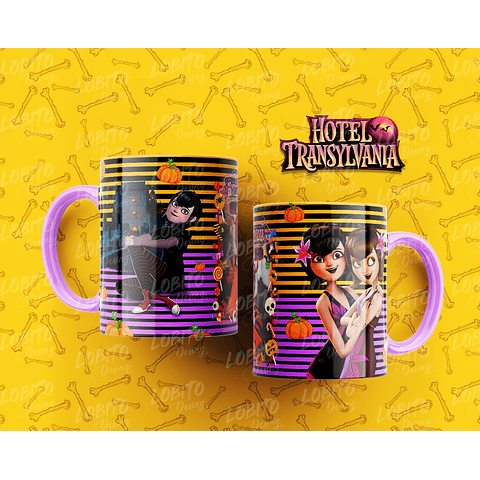 10 Artes para Caneca Hotel Trasilvânia Arquivo Editável