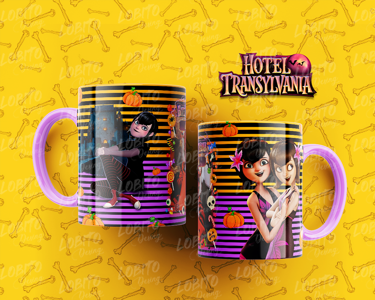 10 Artes para Caneca Hotel Trasilvânia Arquivo Editável 1
