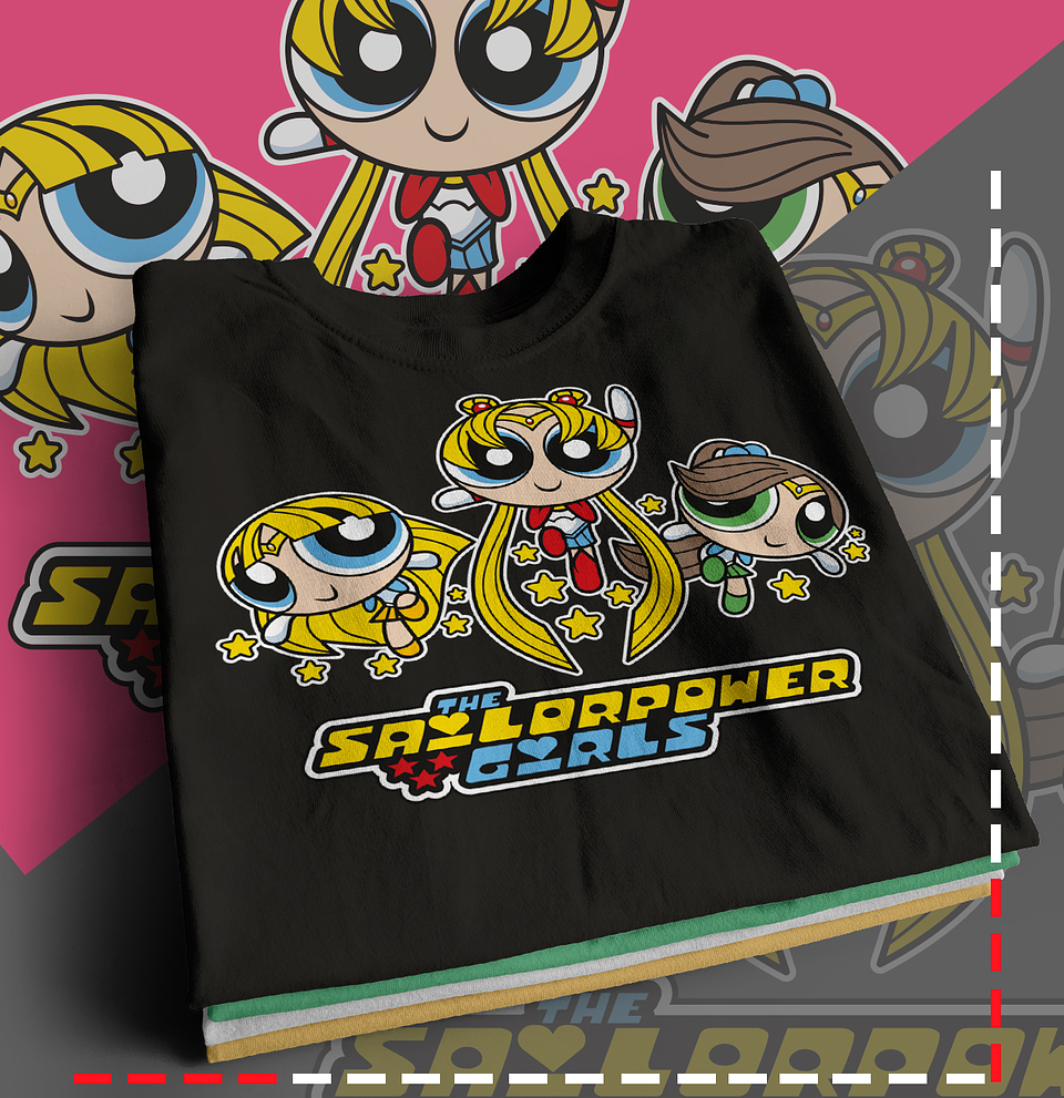 10 Artes para Camisa Meninas Super Poderosas Arquivo Editável 3