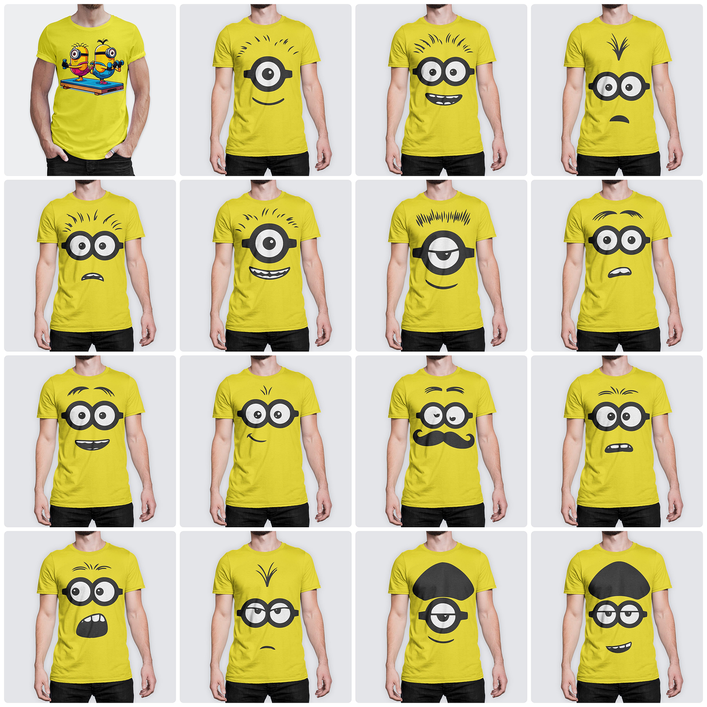 170 Artes para Camisa Minions Arquivo em Png  10
