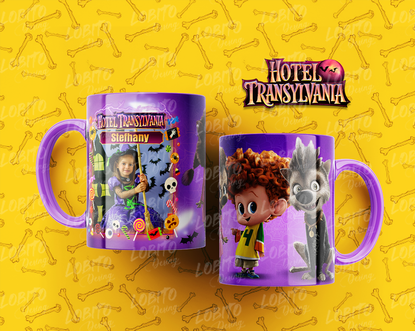10 Artes para Caneca Hotel Trasilvânia Arquivo Editável 4
