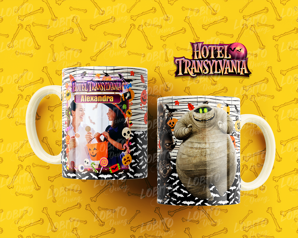 10 Artes para Caneca Hotel Trasilvânia Arquivo Editável 5