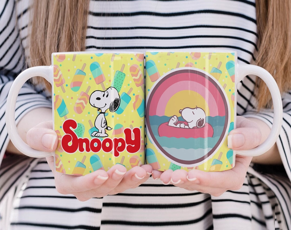 10 Artes para Caneca Snoopy Arquivo em Jpg 2