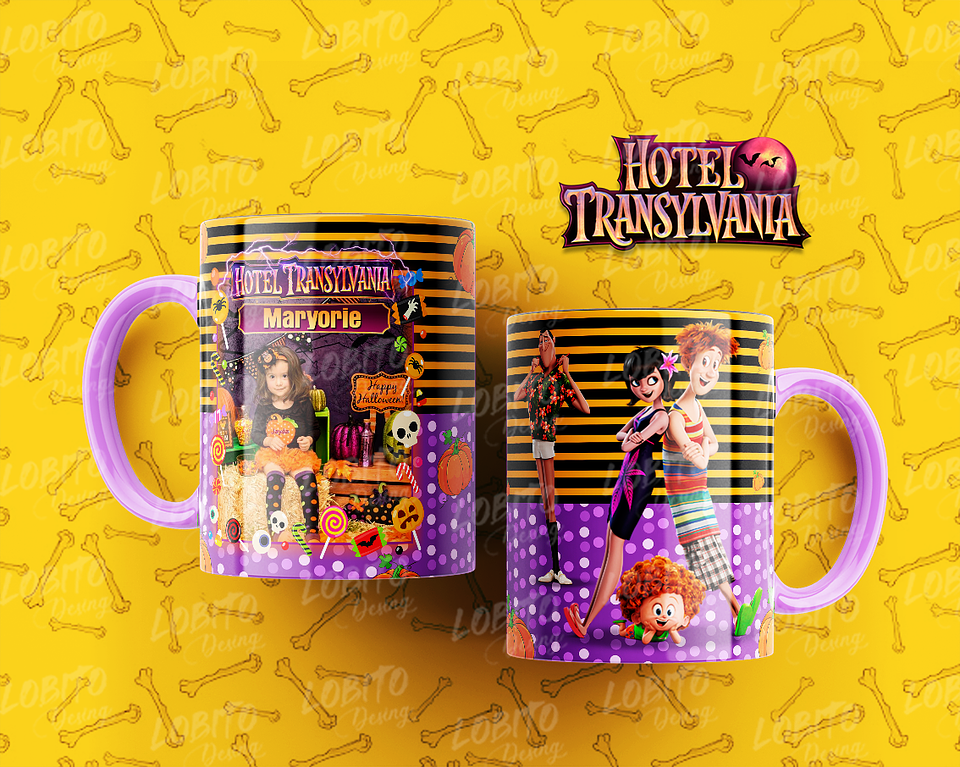10 Artes para Caneca Hotel Trasilvânia Arquivo Editável 7