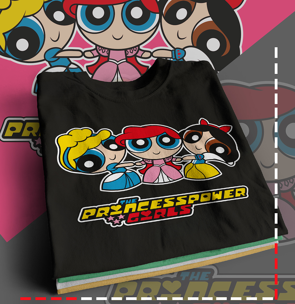 10 Artes para Camisa Meninas Super Poderosas Arquivo Editável 8