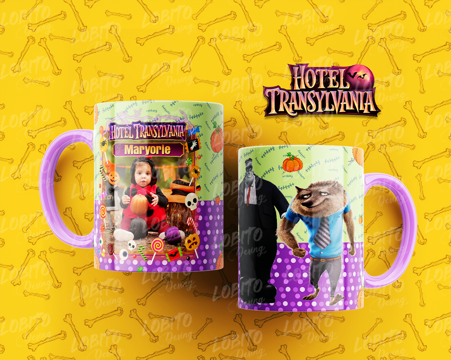 10 Artes para Caneca Hotel Trasilvânia Arquivo Editável 9