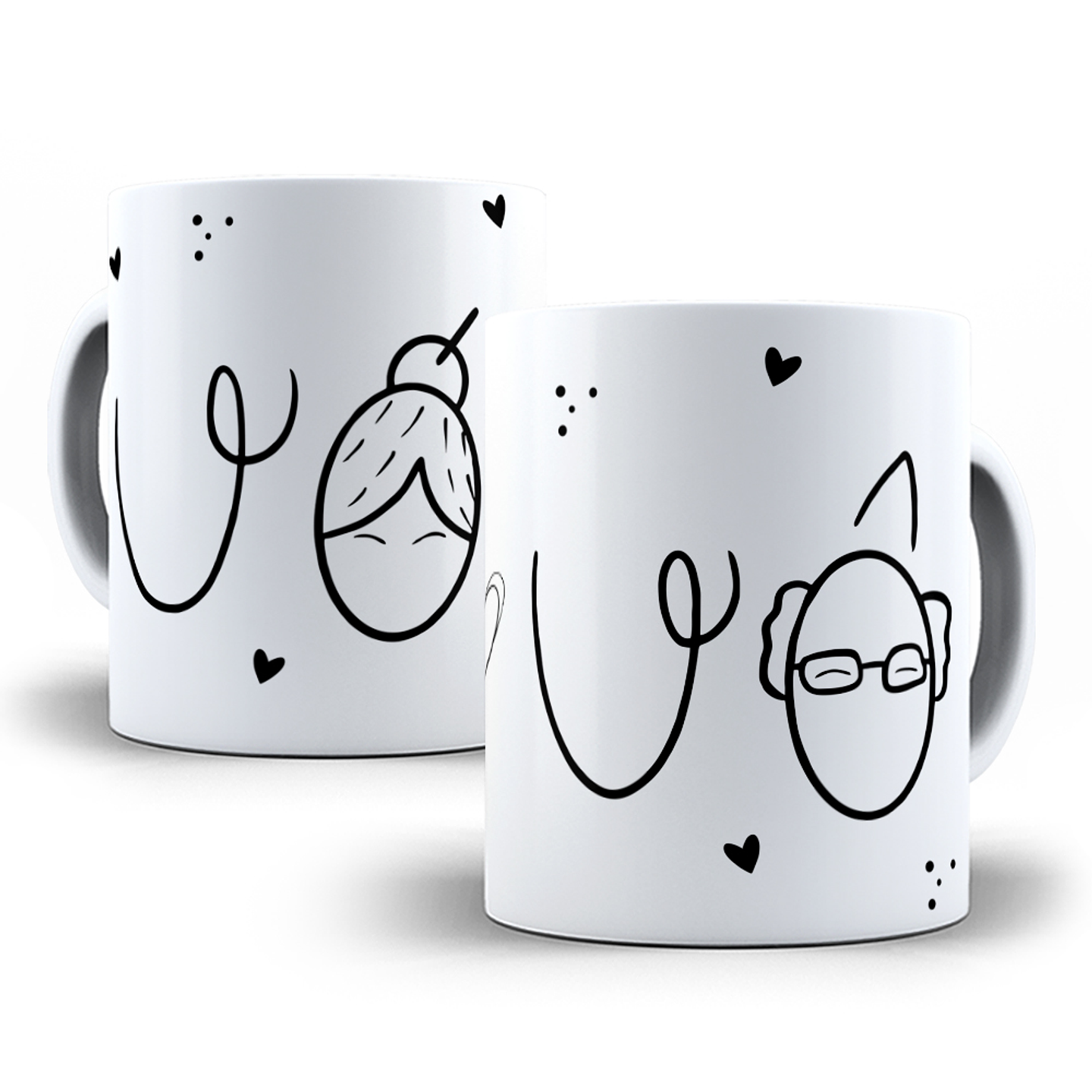 11 Artes para Caneca Dia dos Avós Minimalista Arquivo Editável 4