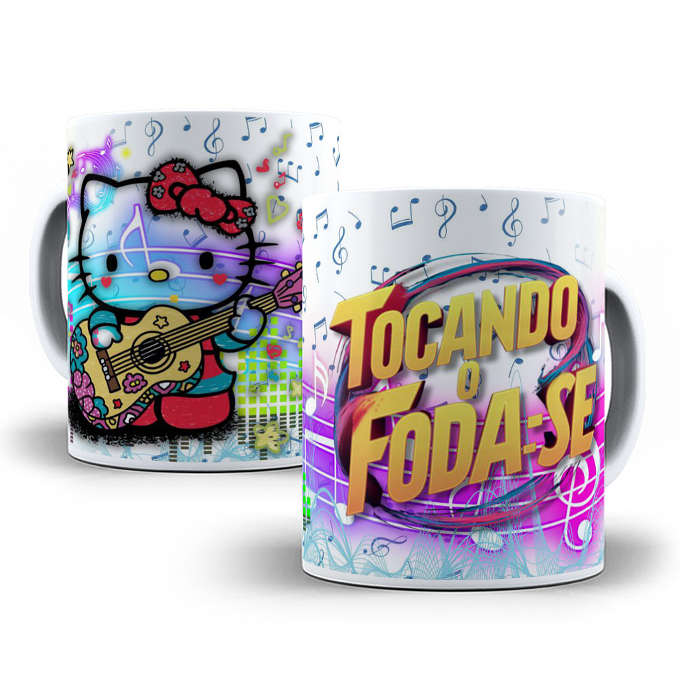 10 Artes para Caneca Tocando o Foda Se Arquivo em Jpg 5