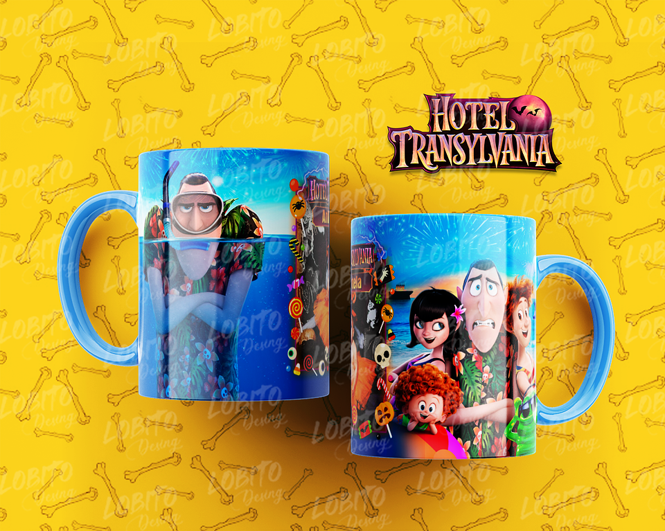 10 Artes para Caneca Hotel Trasilvânia Arquivo Editável 10