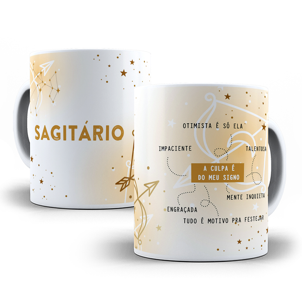 12 Artes para Caneca Signos Arquivo em Jpg  4
