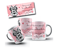 11 Artes para Caneca Mickey e Minnie Arquivo Editável