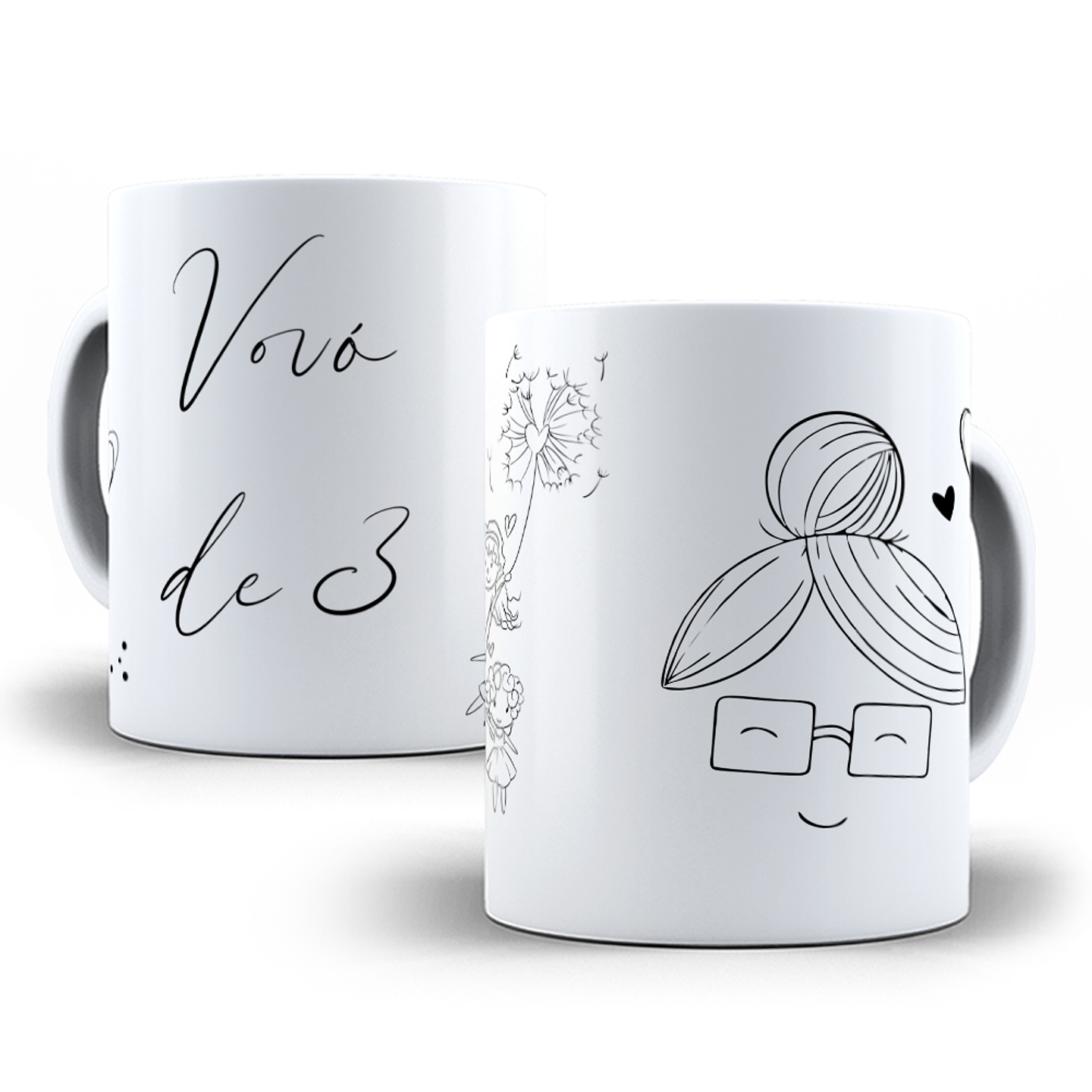 11 Artes para Caneca Dia dos Avós Minimalista Arquivo Editável 10