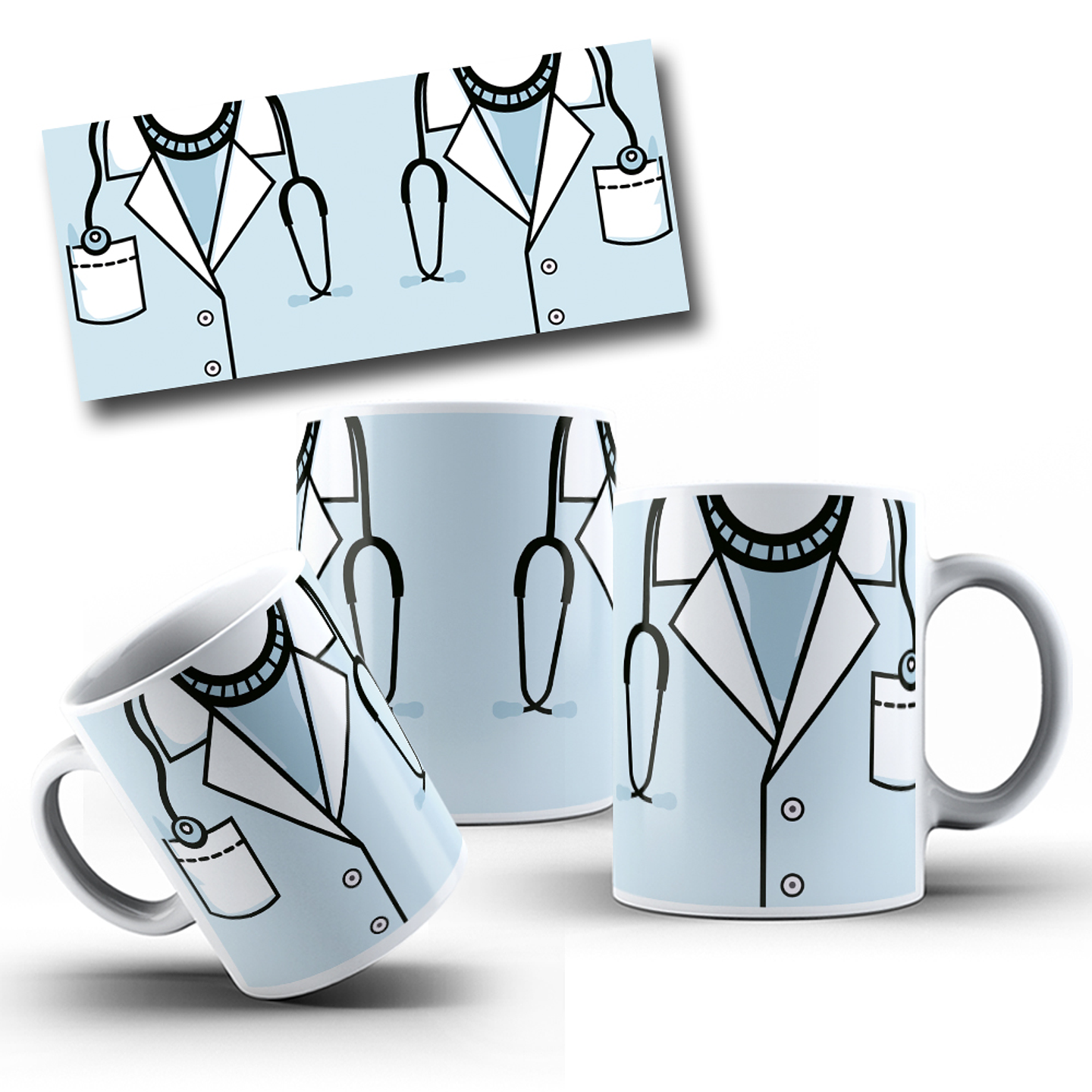 12 Artes para Caneca Jaleco Medicina Enfermagem Arquivo em Jpg 10
