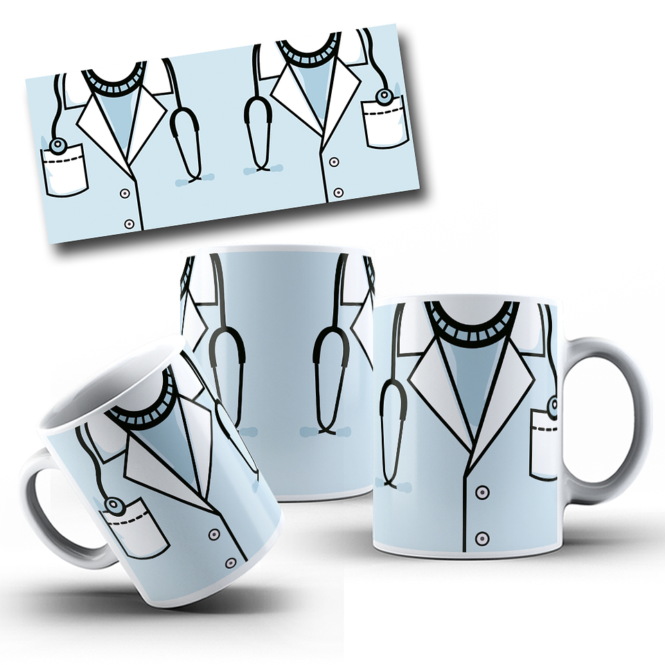 12 Artes para Caneca Jaleco Medicina Enfermagem Arquivo em Jpg 10
