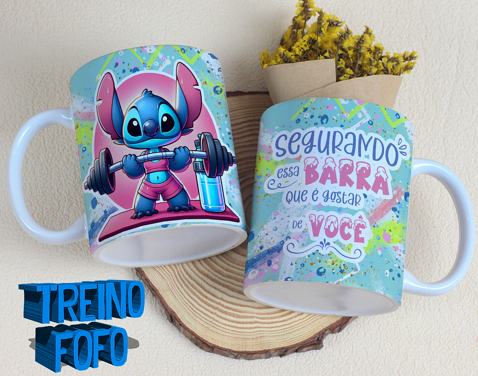 19 Artes para Caneca e Garrafa Treino Fofo Amizade Arquivo Editável 21