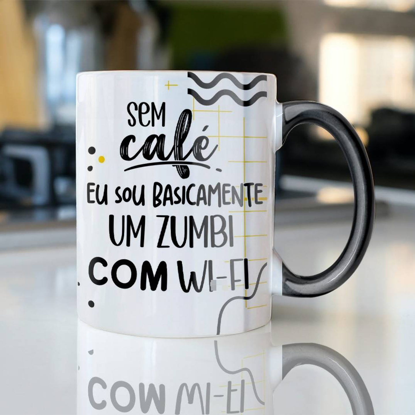 5 Artes para Caneca Frases Café Arquivo Editável 2