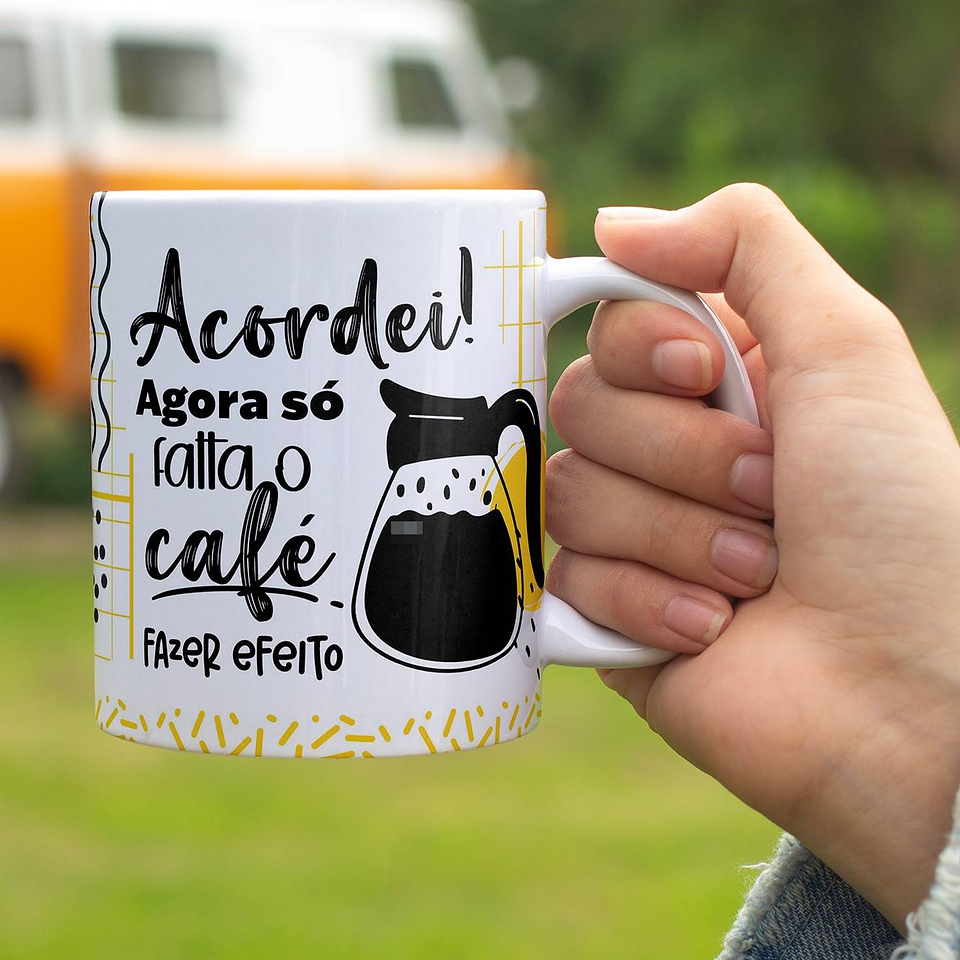 5 Artes para Caneca Frases Café Arquivo Editável 5