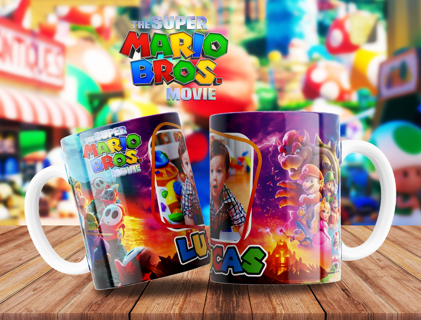 10 Artes para Caneca Super Mario Arquivo Editável  2