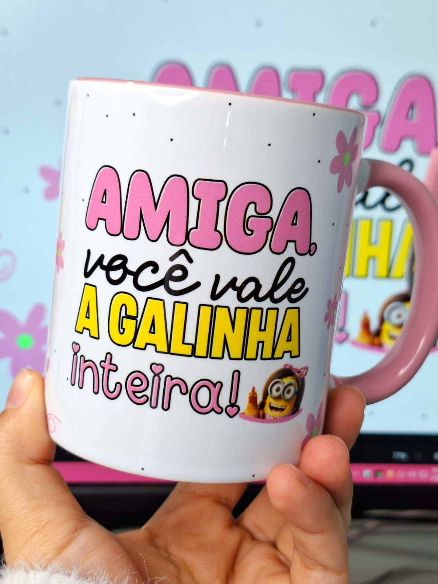 14 Artes para Caneca Minions Amigas Amizade Arquivo em Jpg 3