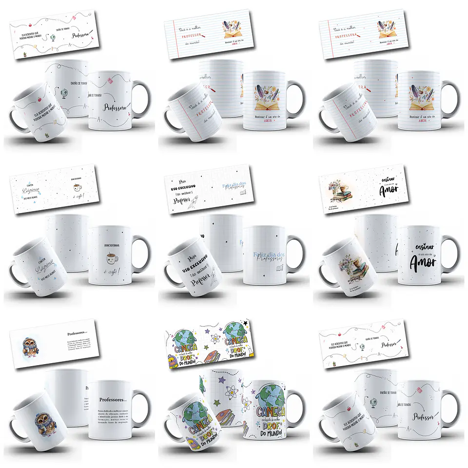 43 Artes para Caneca Dia dos Professores Arquivo em Jpg 1