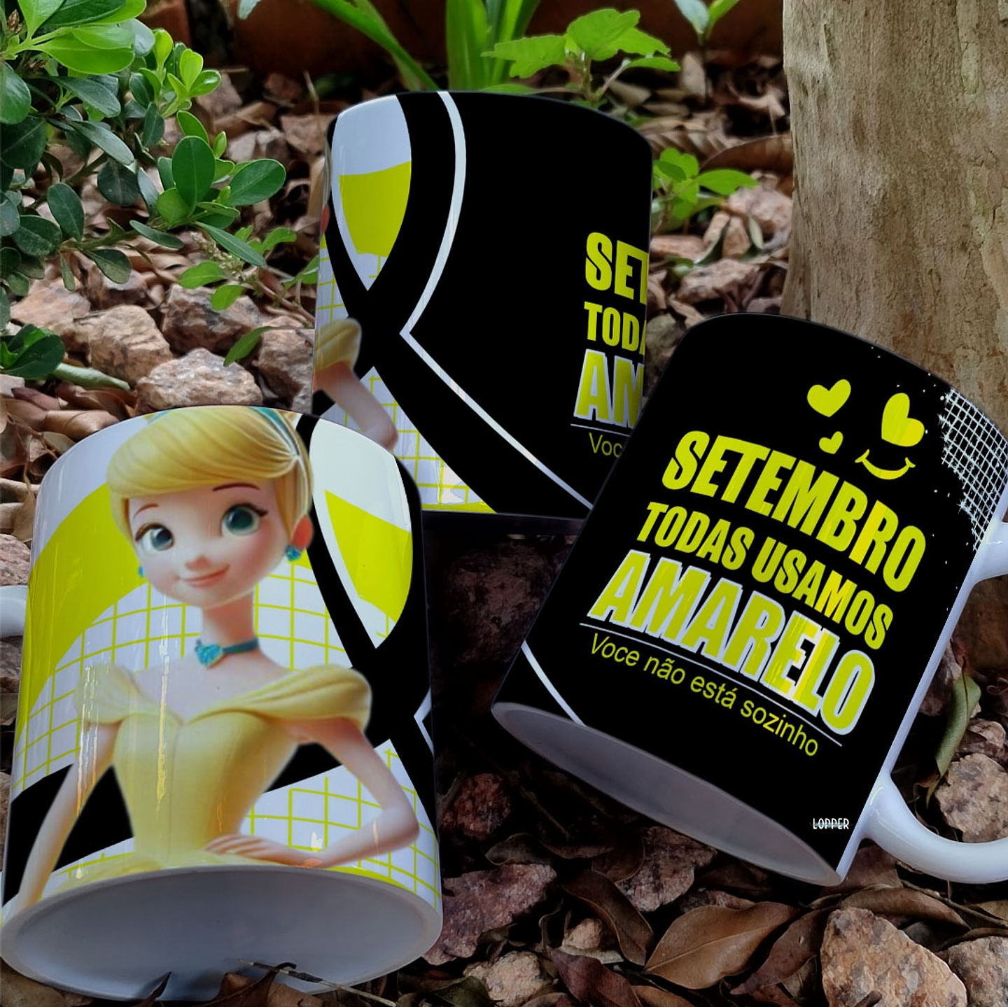 9 Artes para Caneca Setembro Amarelo Arquivo Editável 5