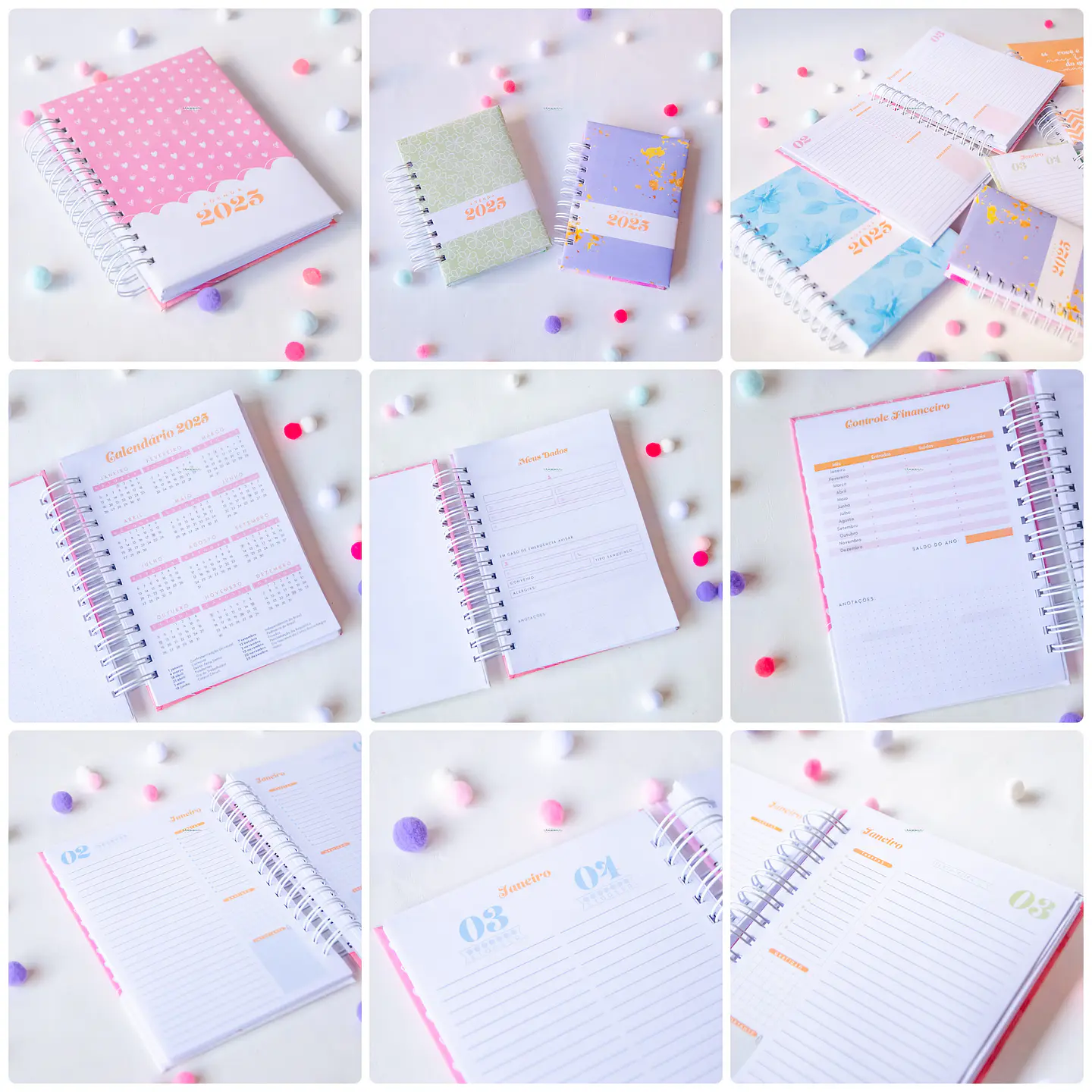 Arquivo Agenda super combo Coleção Caramelo 2025 em Pdf 1