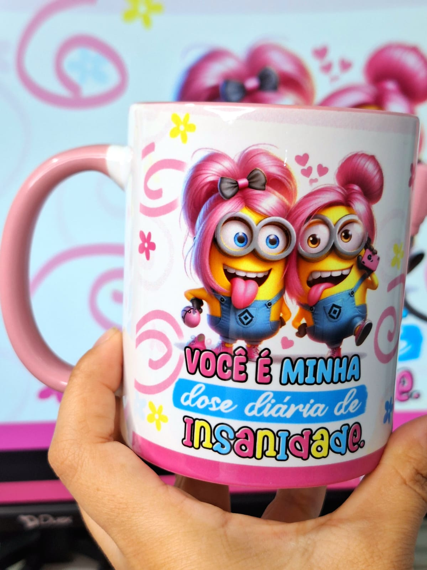 14 Artes para Caneca Minions Amigas Amizade Arquivo em Jpg 6