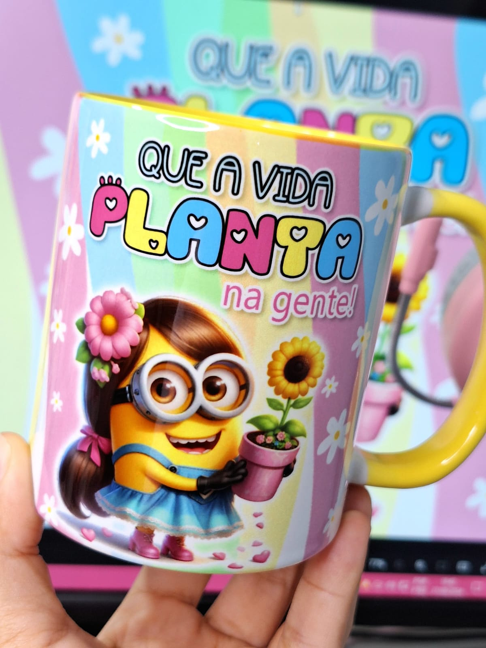 14 Artes para Caneca Minions Amigas Amizade Arquivo em Jpg 7