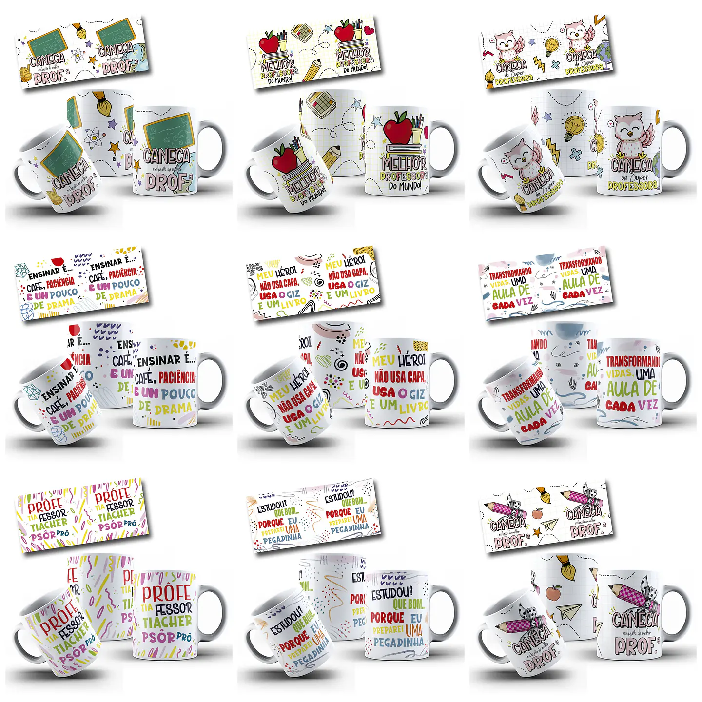 43 Artes para Caneca Dia dos Professores Arquivo em Jpg 5