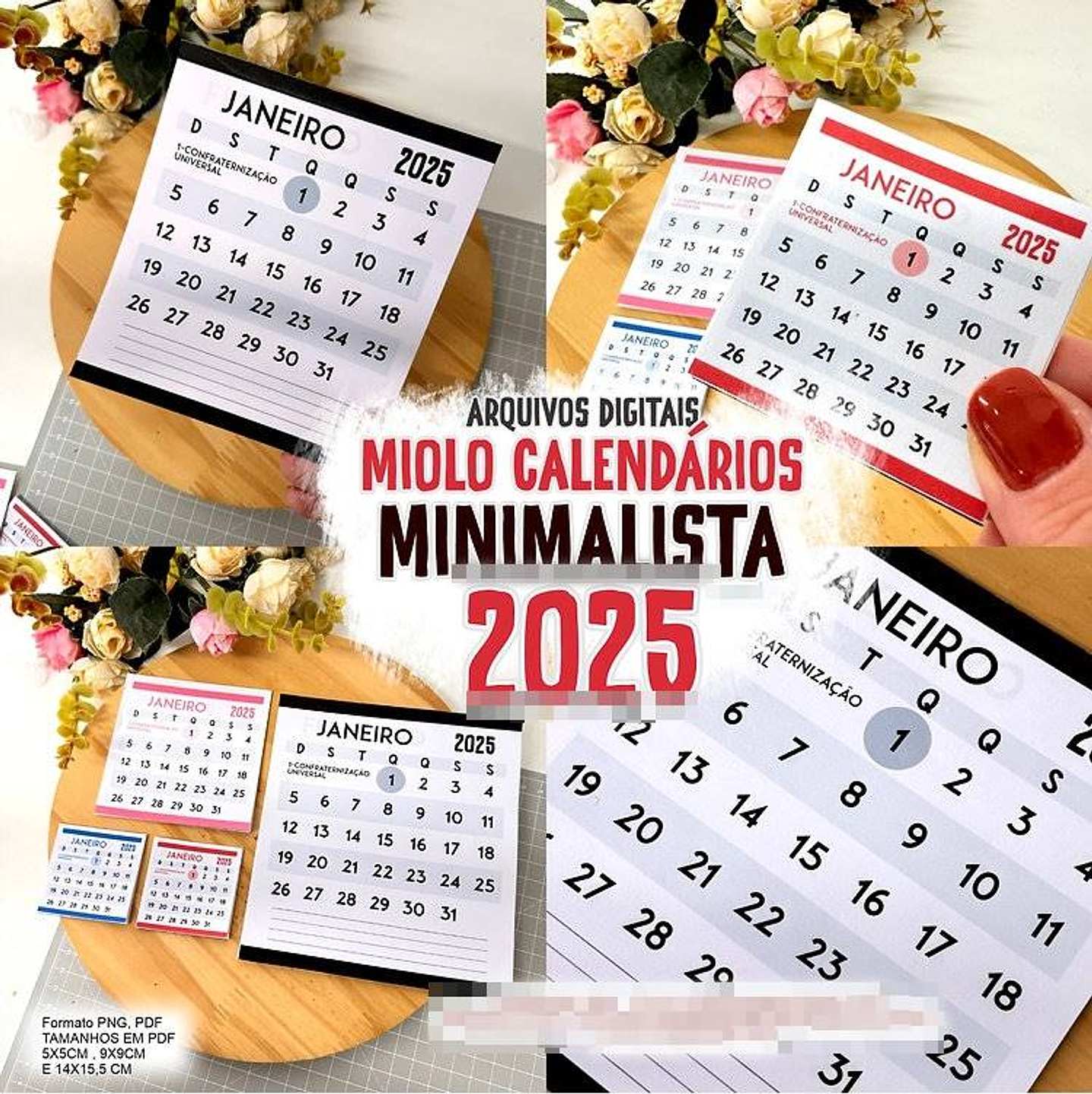 Arquivos Calendário prontos 2025 em Pdf 1
