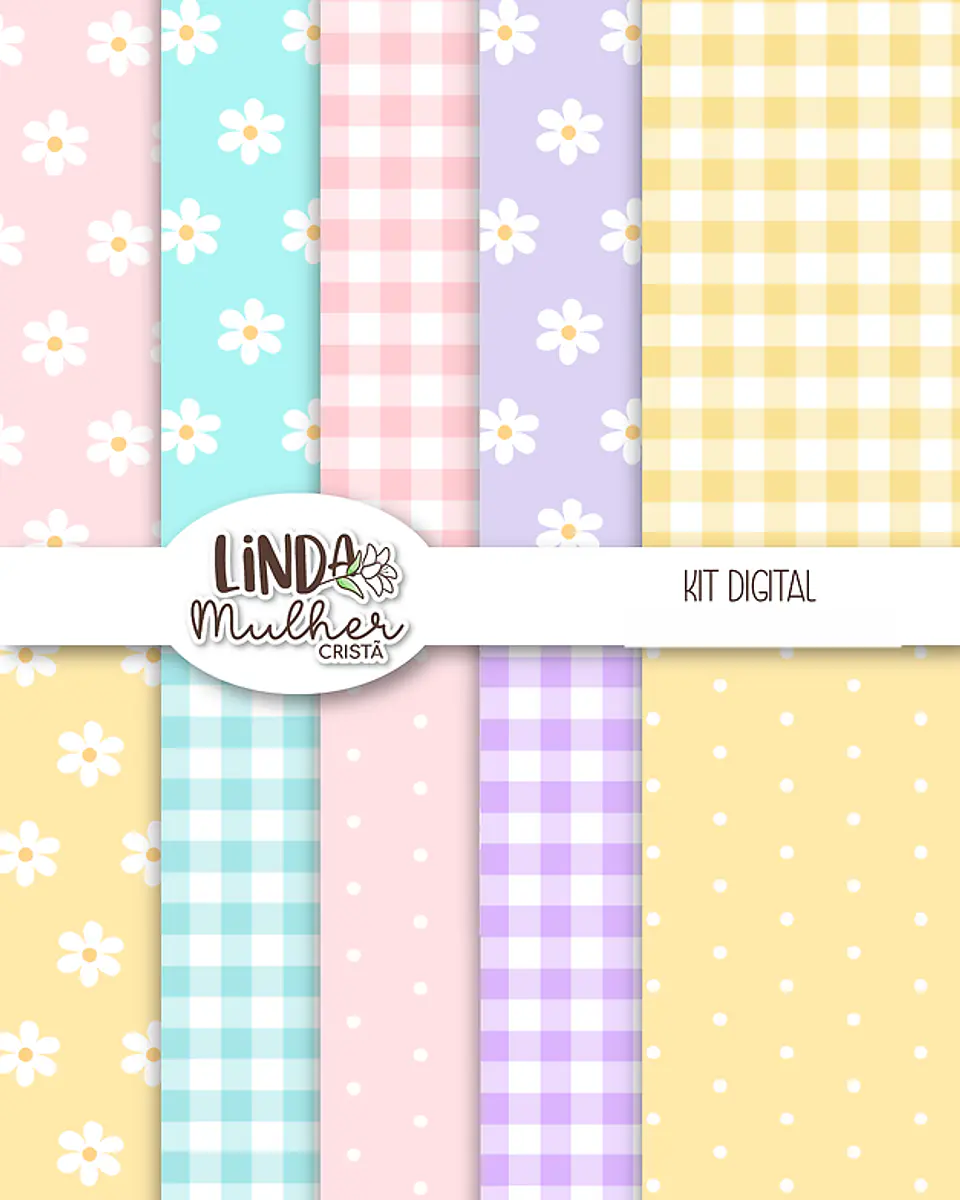 Kit Digital Linda Mulher Cristã Arquivos em Png  4