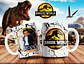 7 Artes para Caneca Jurassic Park Arquivo Editável - Thumbnail 1