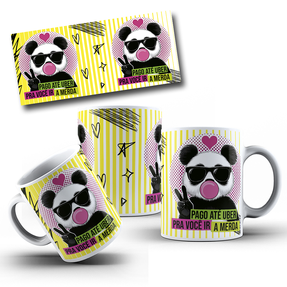 6 Artes para Caneca Frases Irônicas Arquivo em Jpg 3