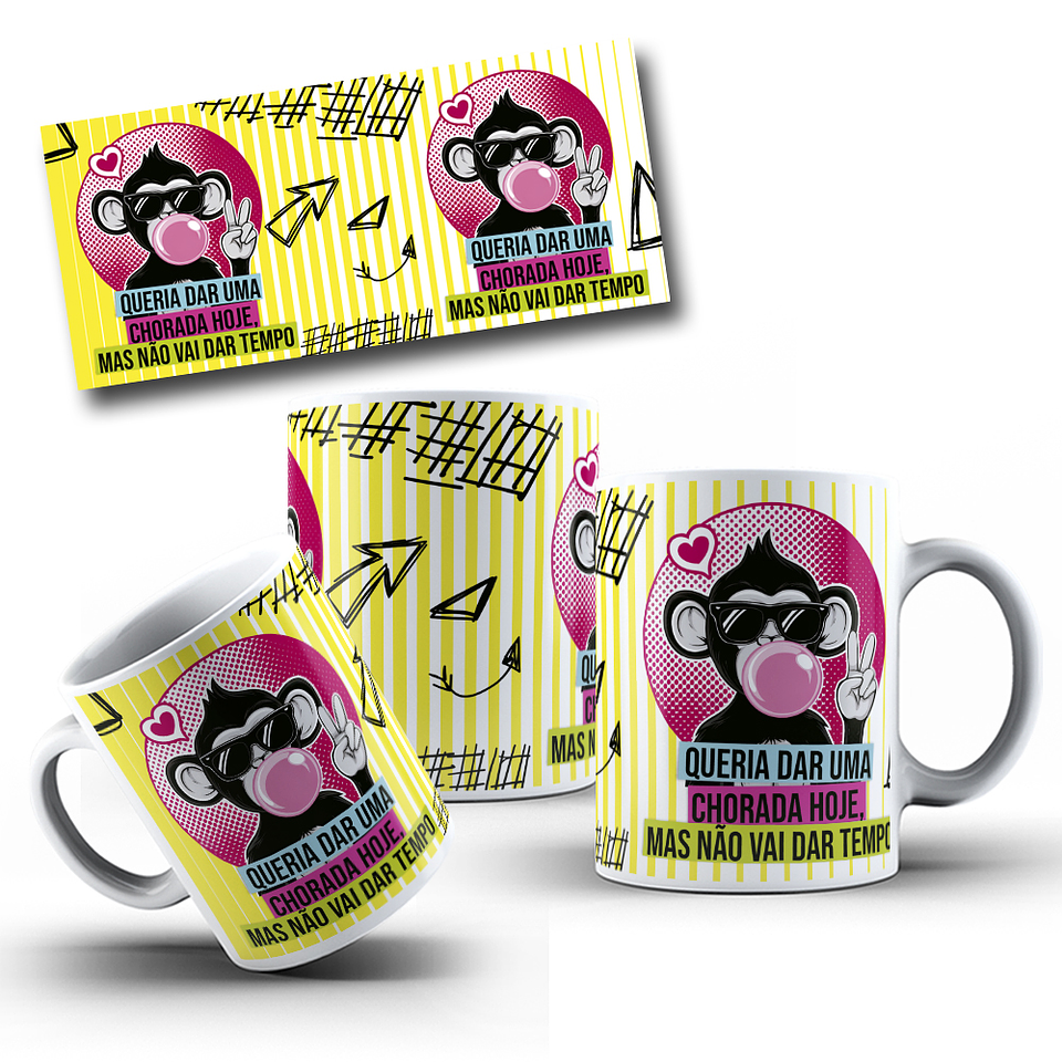 6 Artes para Caneca Frases Irônicas Arquivo em Jpg 5