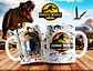 7 Artes para Caneca Jurassic Park Arquivo Editável - Thumbnail 4
