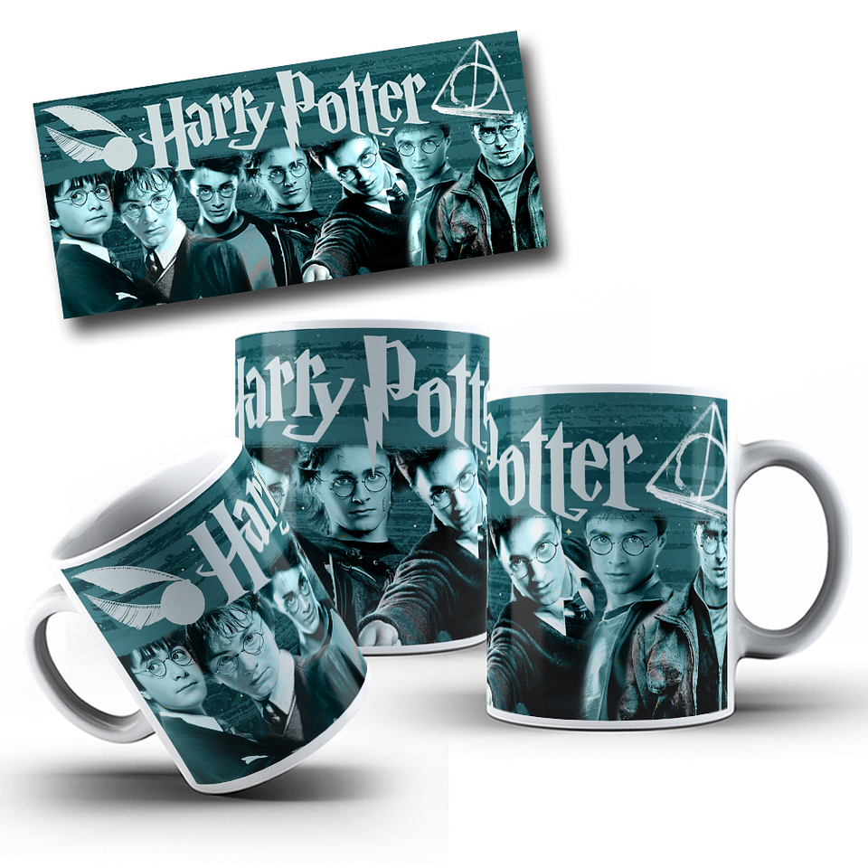 9 Artes para Caneca Harry Potter Arquivo Editável  7