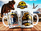 7 Artes para Caneca Jurassic Park Arquivo Editável - Thumbnail 5