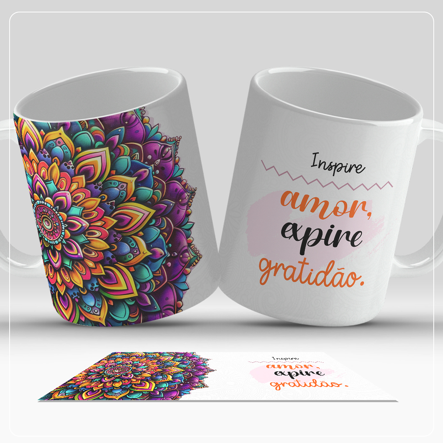 8 Artes para Caneca Mandala Arquivo em Jpg 3