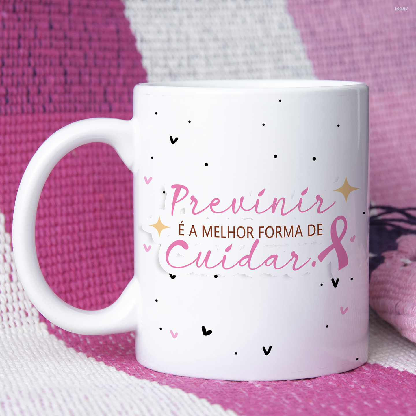 9 Artes para Caneca Outubro Rosa Arquivo em Jpg  2