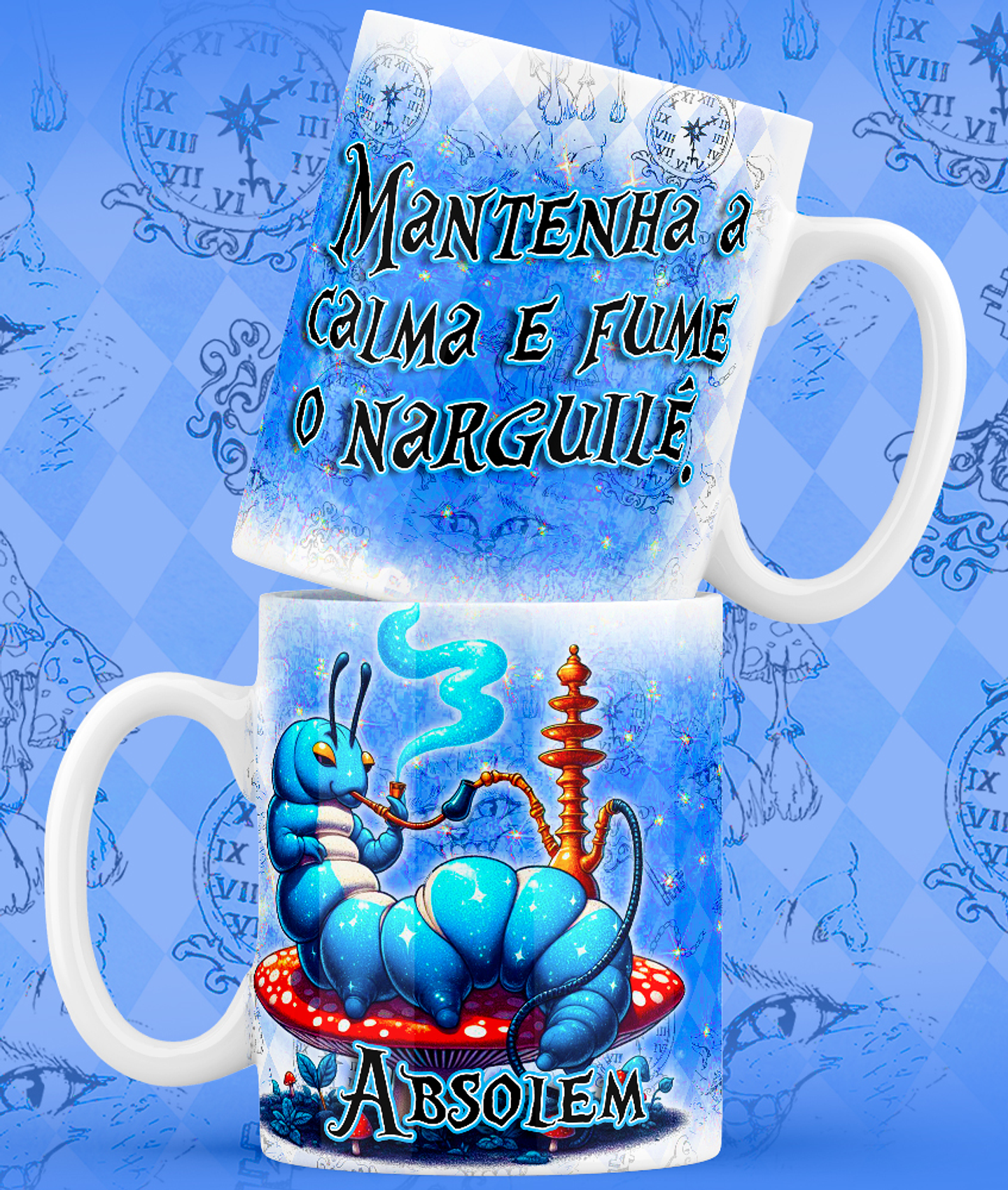 9 Artes para Caneca Alice no Pais das Maravilhas Arquivo em Jpg 6