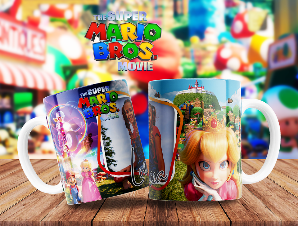 10 Artes para Caneca Super Mario Arquivo Editável  5