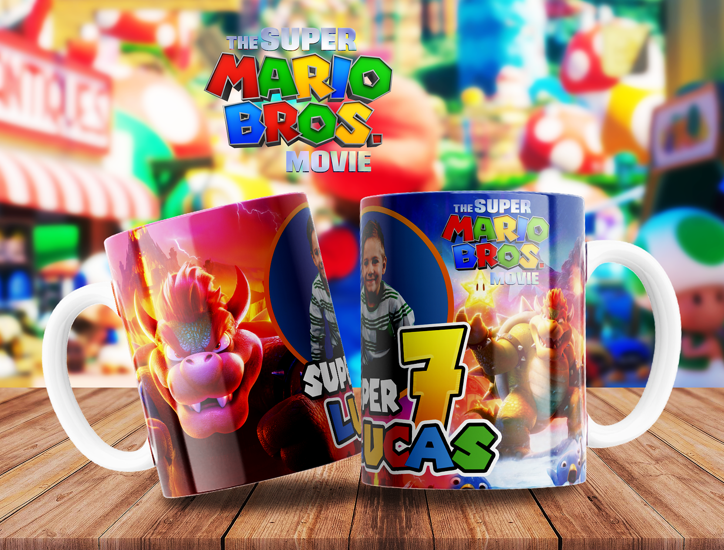 10 Artes para Caneca Super Mario Arquivo Editável  6