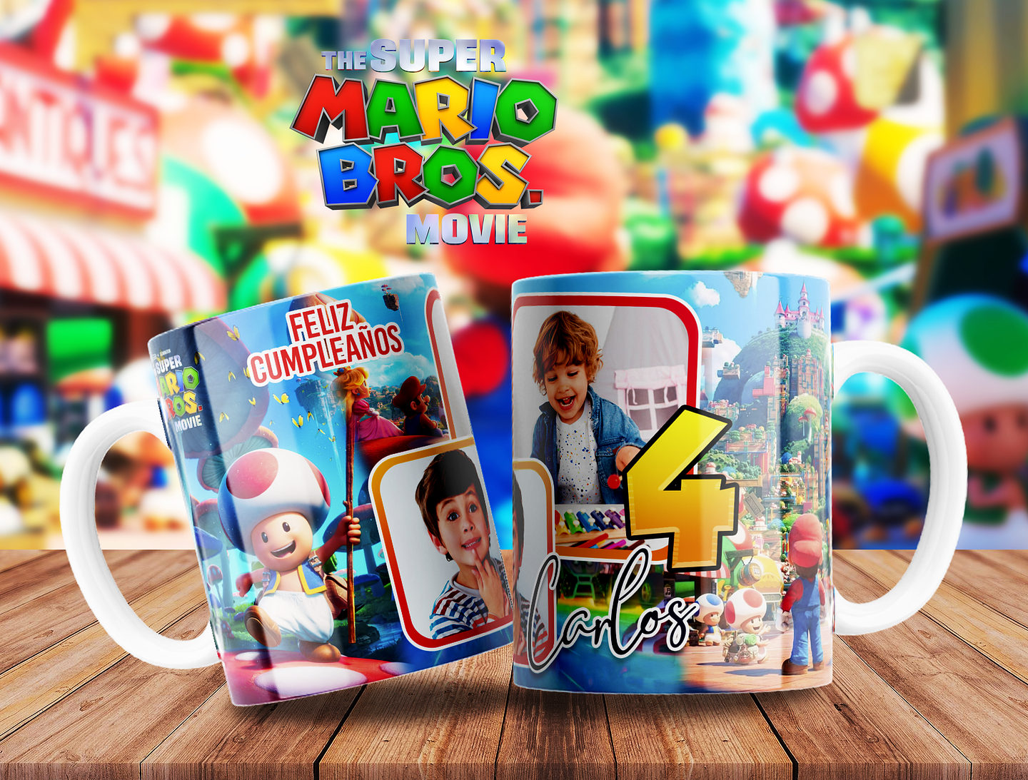 10 Artes para Caneca Super Mario Arquivo Editável  7