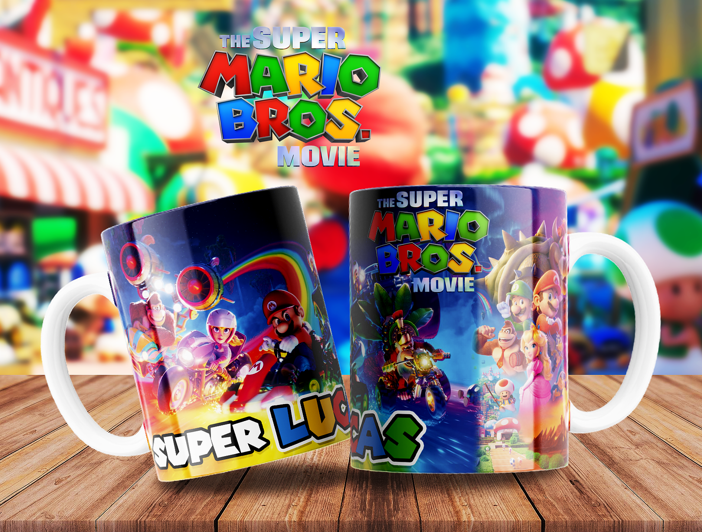 10 Artes para Caneca Super Mario Arquivo Editável  8