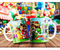 10 Artes para Caneca Super Mario Arquivo Editável 