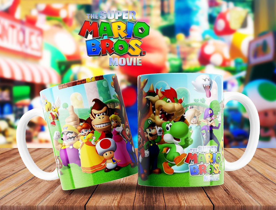 10 Artes para Caneca Super Mario Arquivo Editável  10