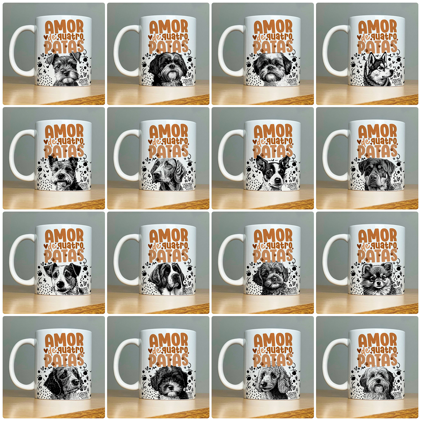 110 Artes para Canecas Pets Vol.1  Arquivo em Jpg  3