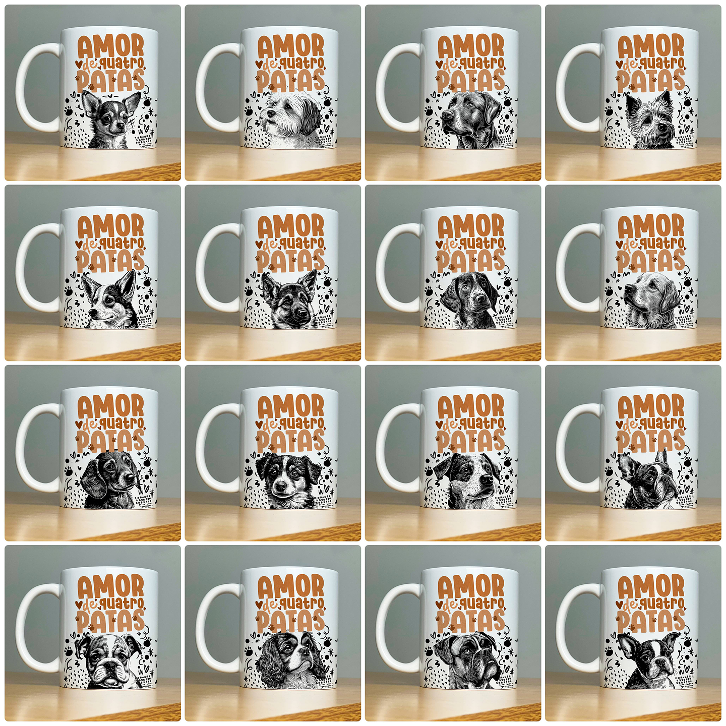 110 Artes para Canecas Pets Vol.1  Arquivo em Jpg  4